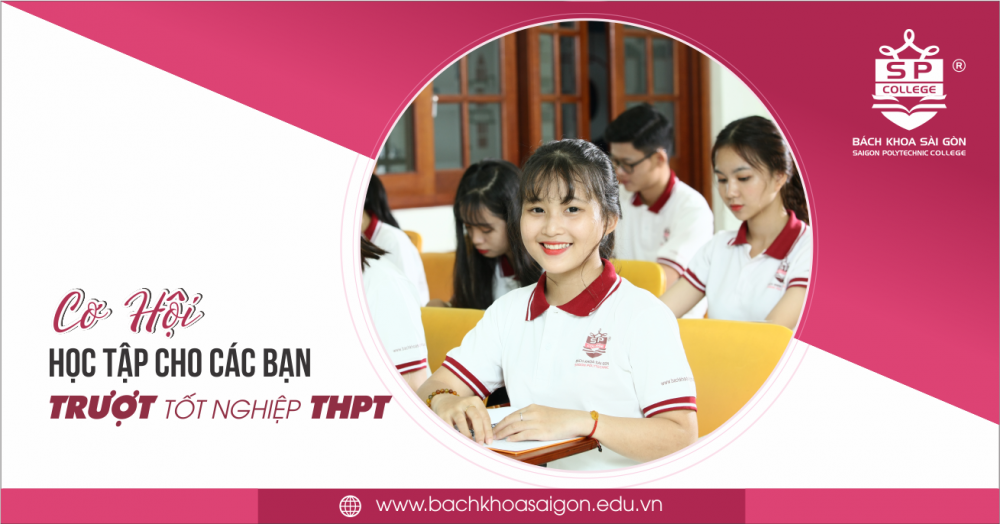 cơ hội học tập cho các bạn trượt tốt nghiệp THPT
