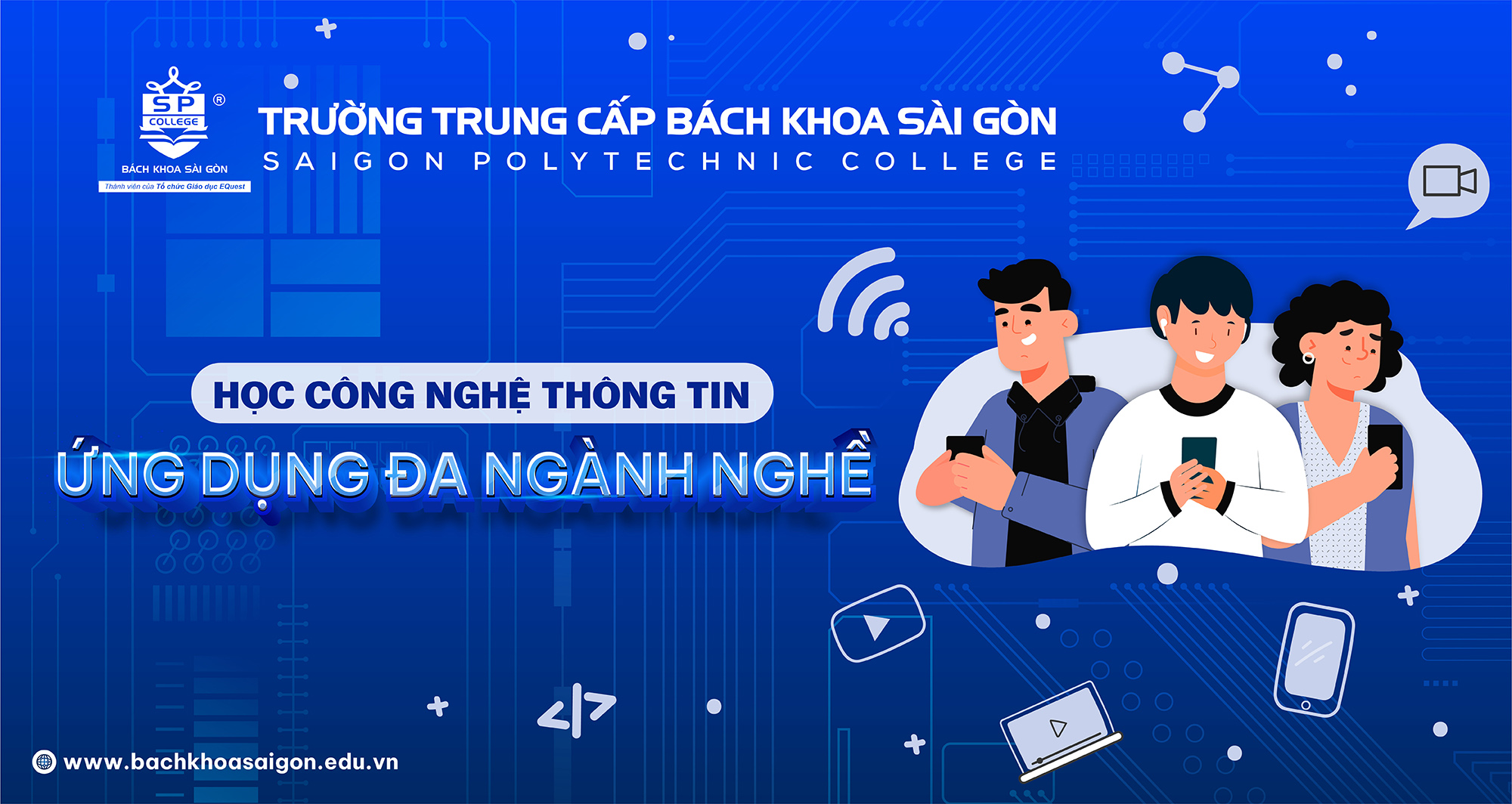 Học Công Nghệ Thông Tin ứng dụng đa ngành nghề