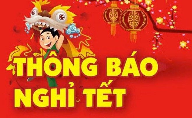 Thông báo nghỉ Tết Dương lịch và Tết Nguyên đán 2021