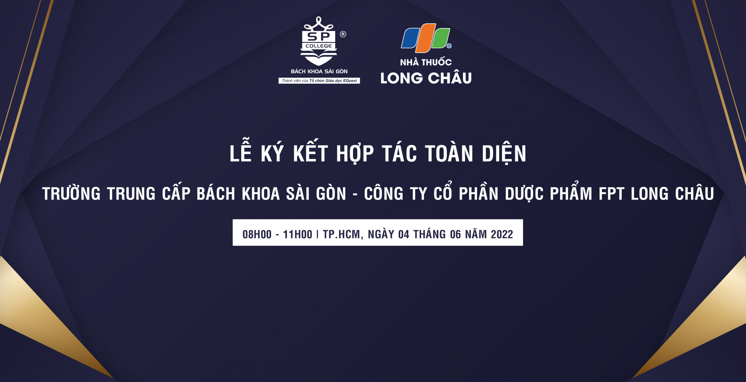 Lễ ký kết hợp tác Trường Trung cấp Bách Khoa Sài Gòn - Nhà Thuốc Long Châu