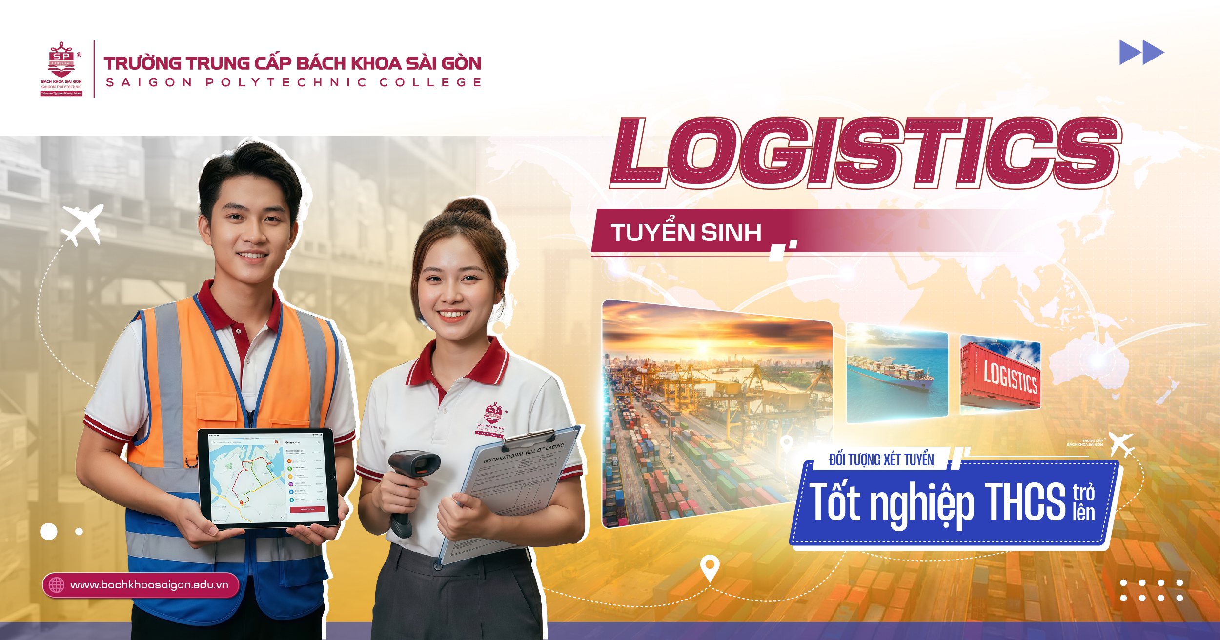 tuyển sinh trung cấp ngành logistics